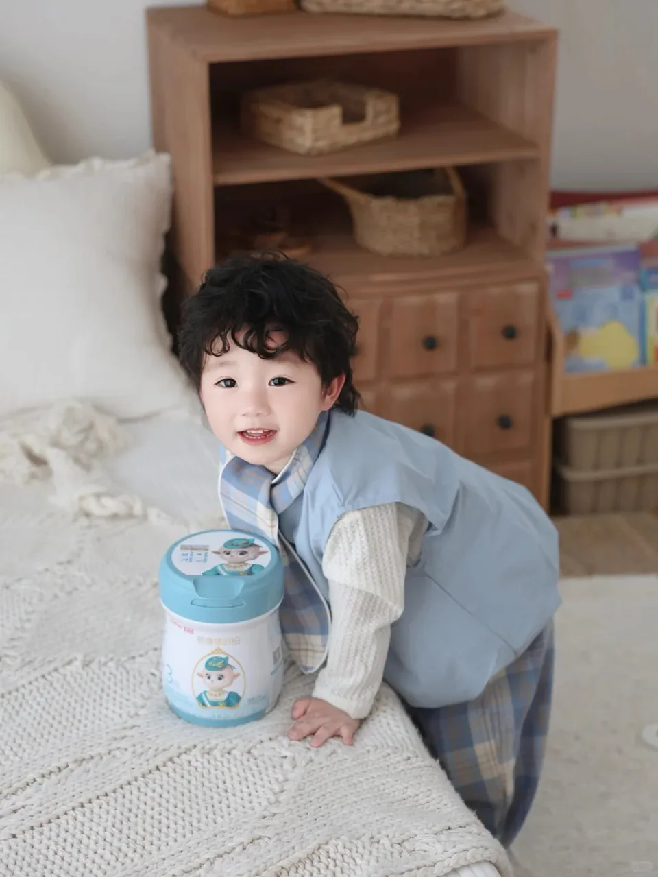 小苡乐与蓓康僖启铂幼儿配方羊奶粉的真实育儿照片